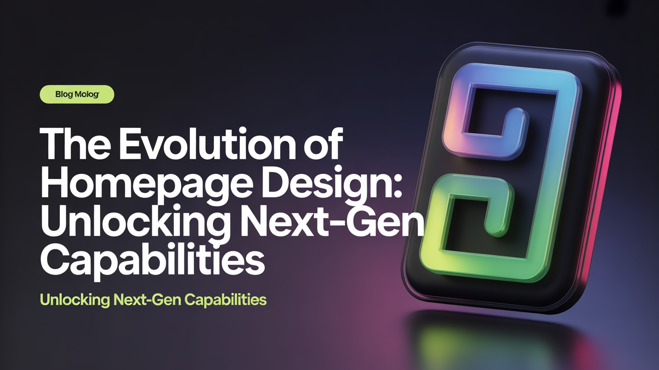 The Evolution of Homepage Design: Unlocking Next-Gen Capabilities